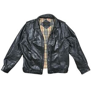 True Vintage Montgomery Ward T Birds Custom Leather Jacket Mens 44 Flaw 60s 70s